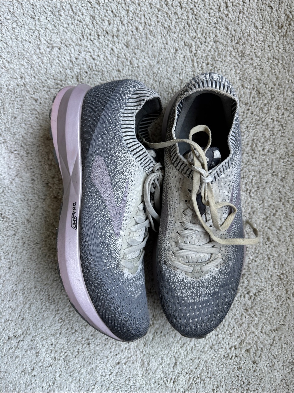 Brooks Levitate 2 Women's Running Shoes Size 9.5 B Gray Rose Pink 1202791B060